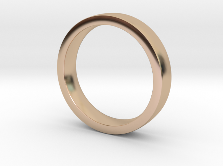 Wedding Band or everyday ring; 4mm size 7 3d printed
