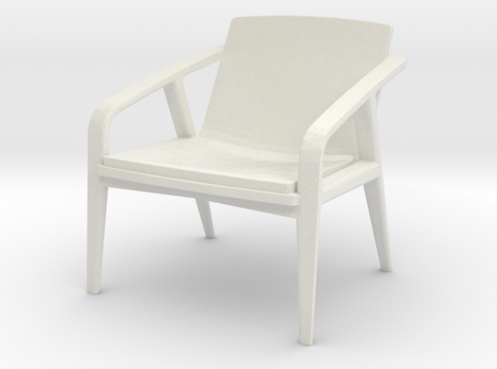 Pilot Lounge Chair 1-12 Scale 3d printed 