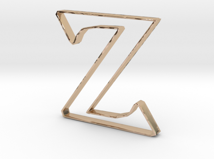 Typography Pendant Z 3d printed