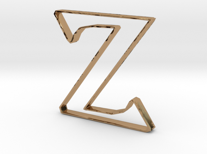 Typography Pendant Z 3d printed