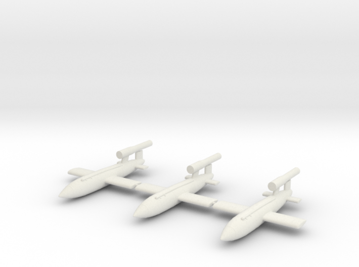V1 Buzz Bomb 144th Scale - 3 Pack 3d printed