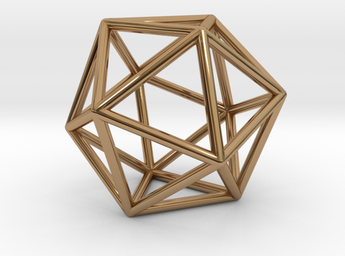 0026 Icosahedron E (5 cm) 3d printed