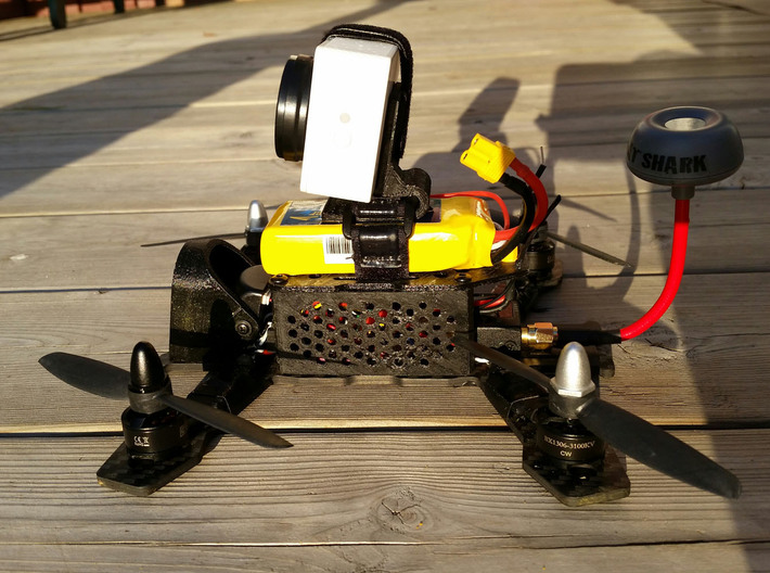 Gopro S-Mount (10 degrees) 3d printed 