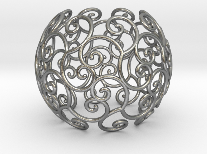 Triskel celtic sphere 1 (2,8) 3d printed