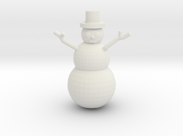 Snowman Miniature 3d printed