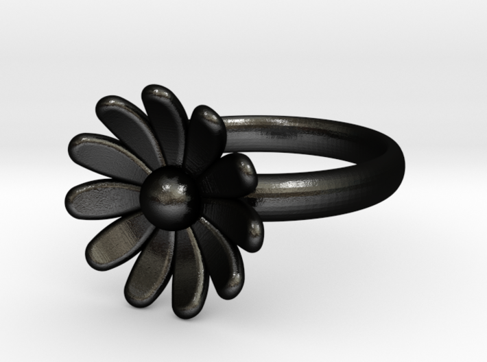 Daisy Ring 3d printed