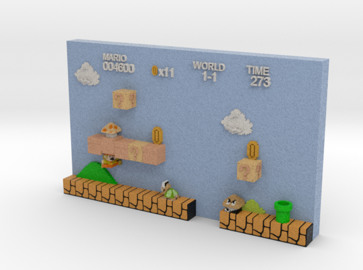 Super Mario Level-3D-Print 3d printed