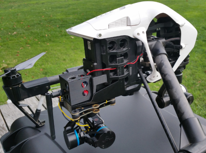 Gimbal Mount plate for DJI Inspire 1 3d printed 