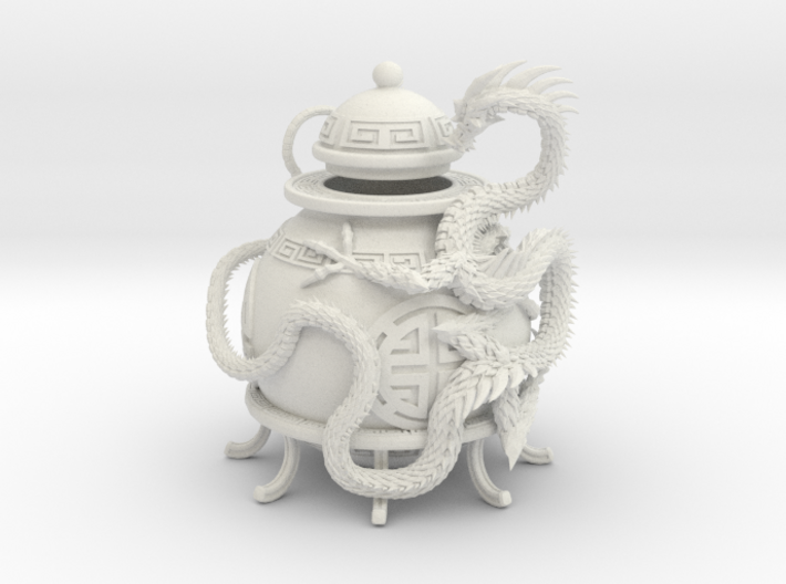 Prosperity Dragon Votive Shade 3d printed