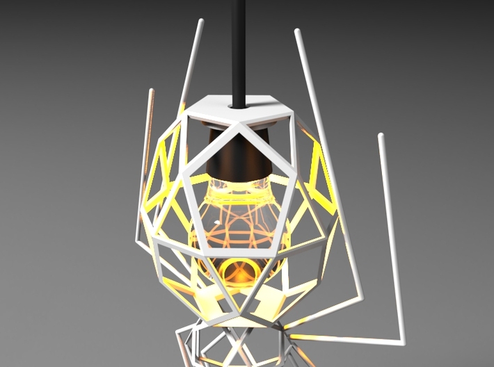 Spider Lamp 3d printed 