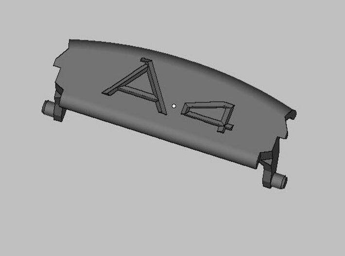 Audi A4 B6 armrest lid with spring A4 sign 3d printed 