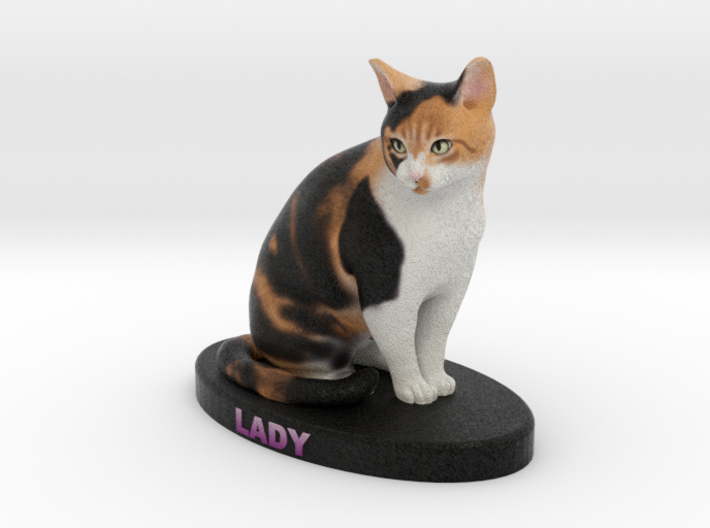 Custom Cat Figurine - Lady 3d printed
