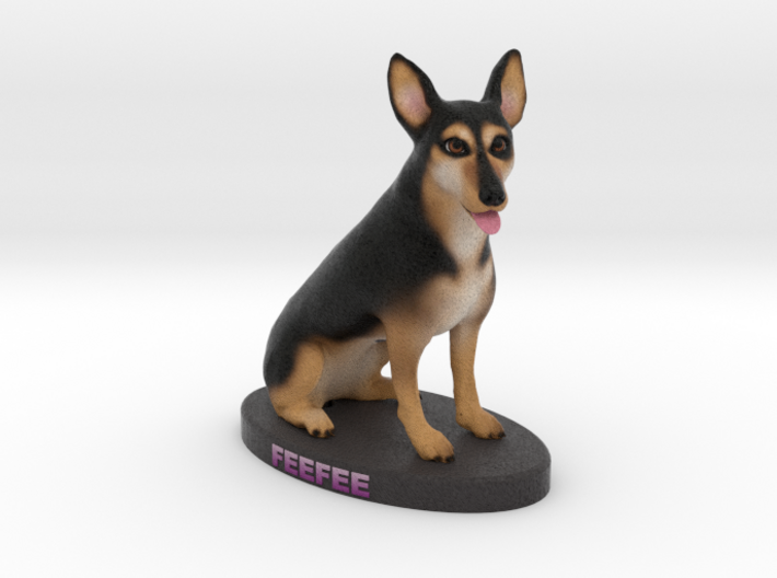 Custom Dog Figurine - Feefee 3d printed