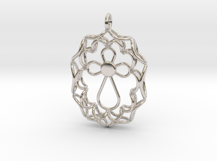 Pendant With Cross 3d printed