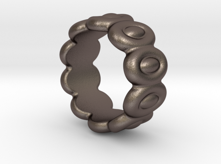 Elliptic Ring 33 - Italian Size 33 3d printed