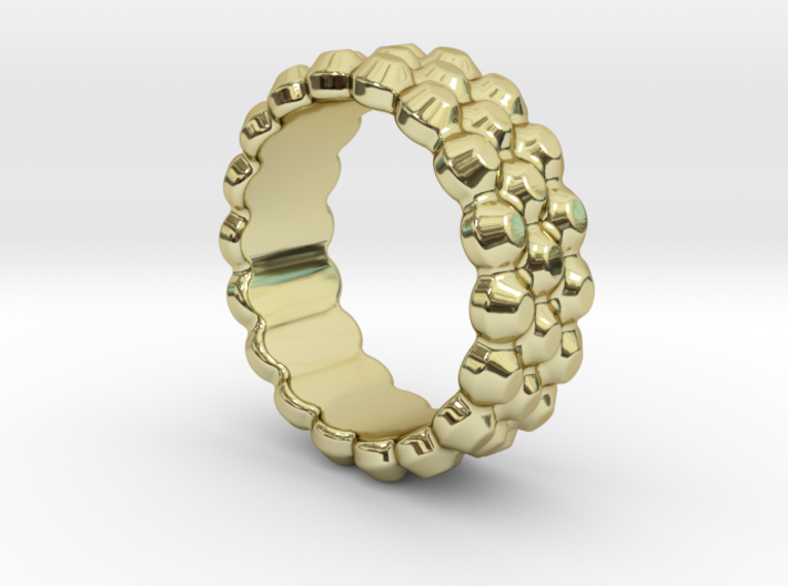 Chocolat Ring 29 - Italian Size 29 3d printed