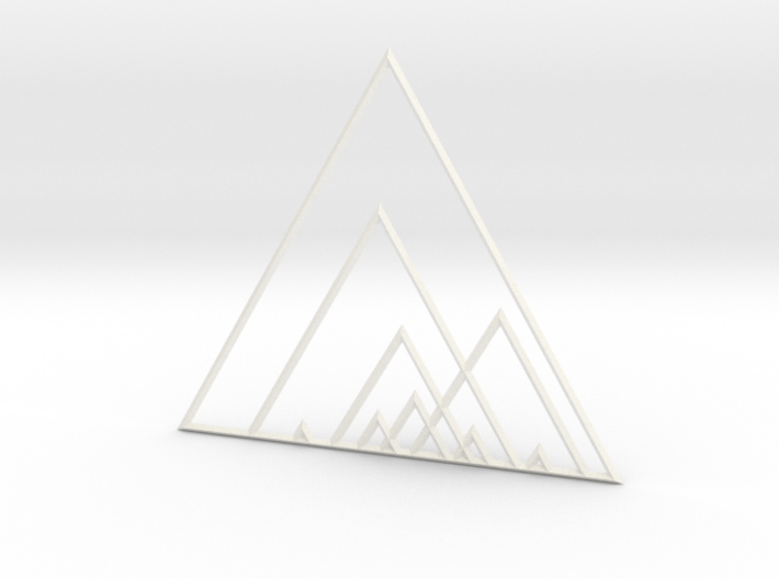 Triangles 3d printed