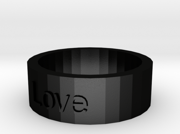 &quot;Love&quot; Ring 3d printed