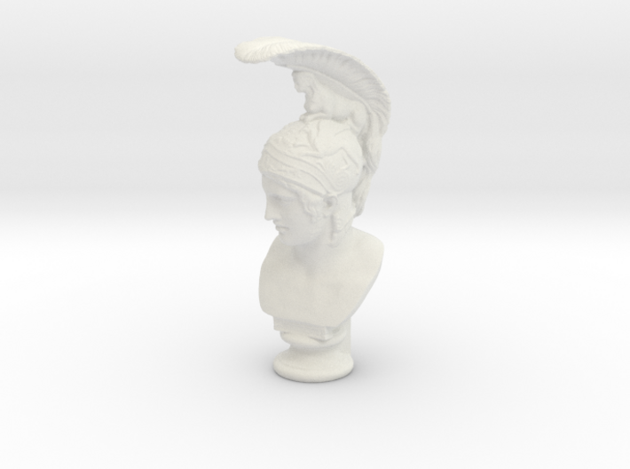 Bust of Ares, god of war 3d printed 