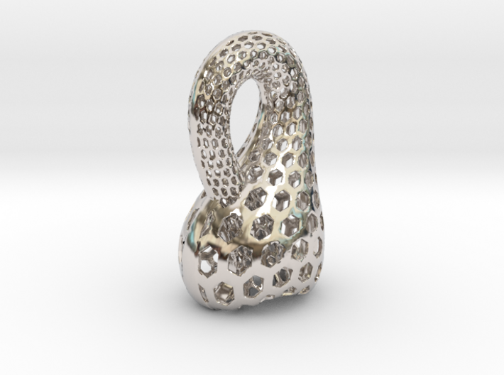 Two-Inch Klein Bottle 3d printed