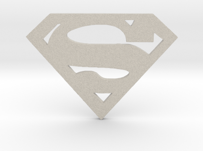 Superman Logo Cardholder (Customizable) 3d printed