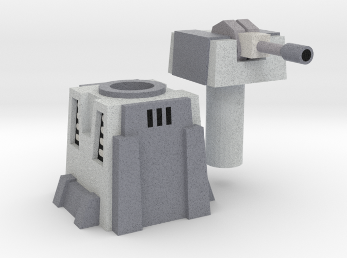 Imperial Rapid Fire Turret Lvl 3 (swiveling) 3d printed