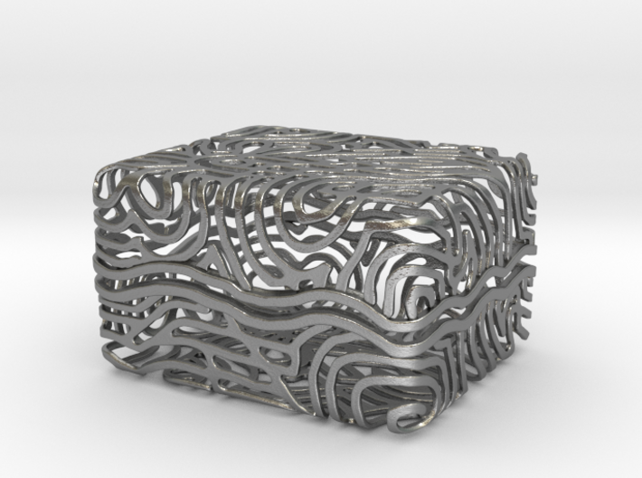 Abstract Keepsake Box 3d printed