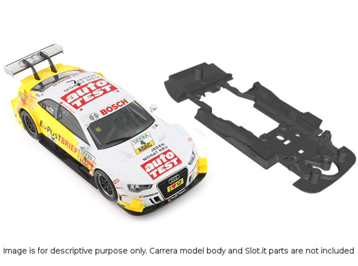S01-ST2 Chassis for Carrera Audi A5 DTM STD/STD 3d printed