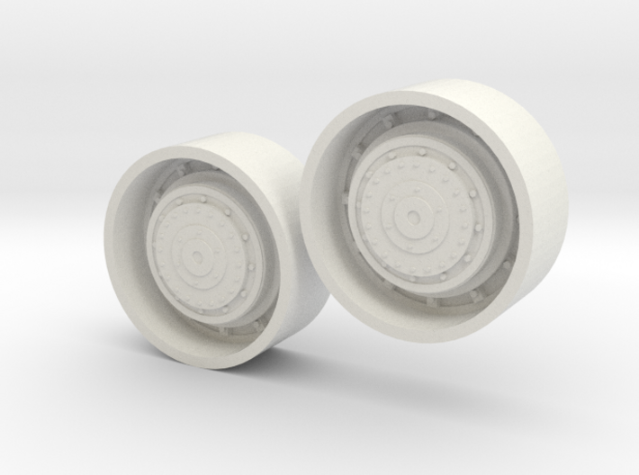 1/64 scale Tractor Rear Planetary Wheels 3d printed