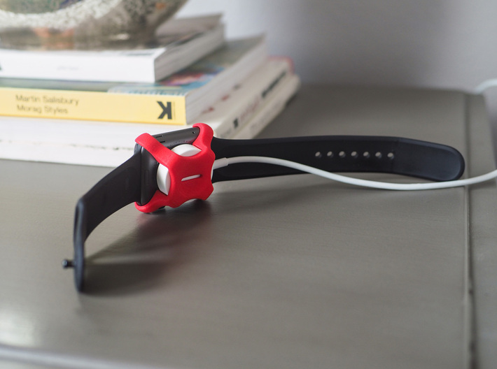 38mm, Plastic Puck - Apple Watch Charging Clip 3d printed
