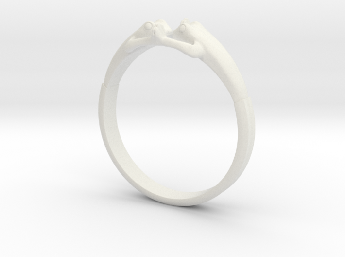 Frogs Ring Size12 3d printed