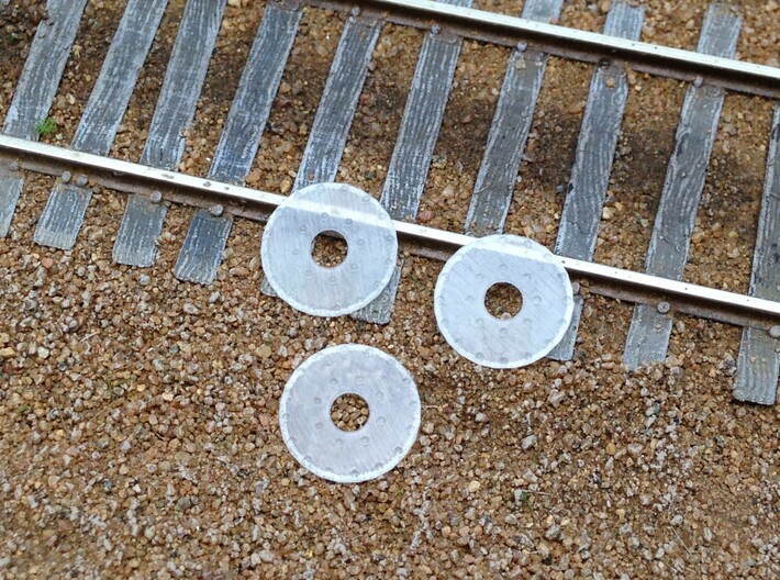 HO scale 20pc 36" Allen paper wheel inserts 3d printed 