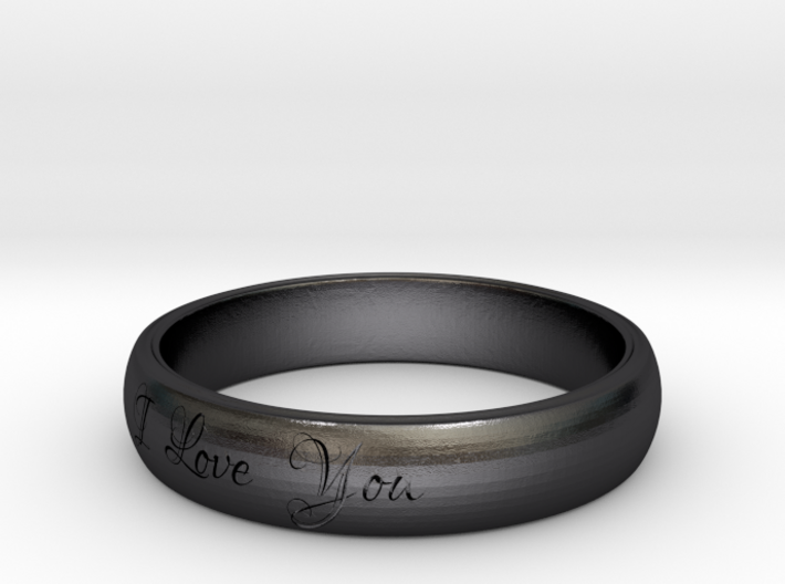 Ring Love You 3d printed