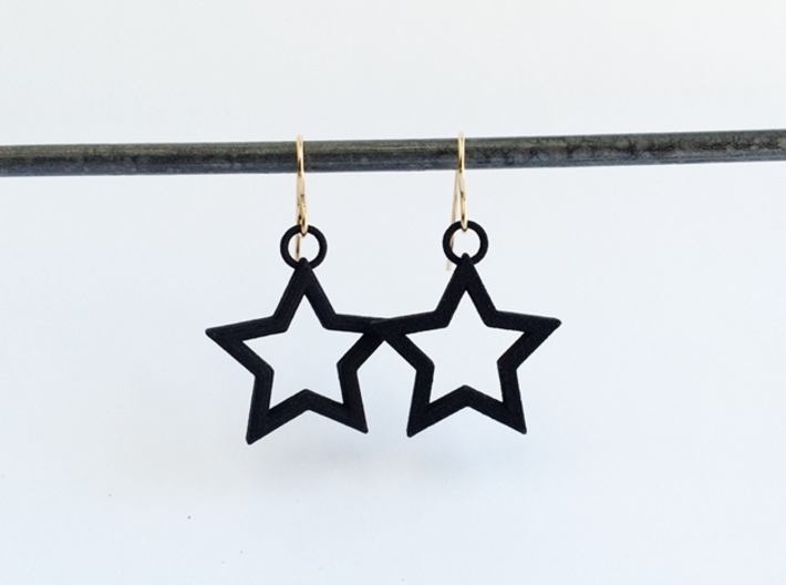 Star Earrings  3d printed Star Earrings for your celebration!