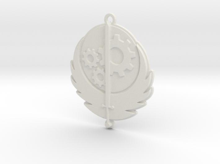 Brotherhood of Steel pendant 3d printed