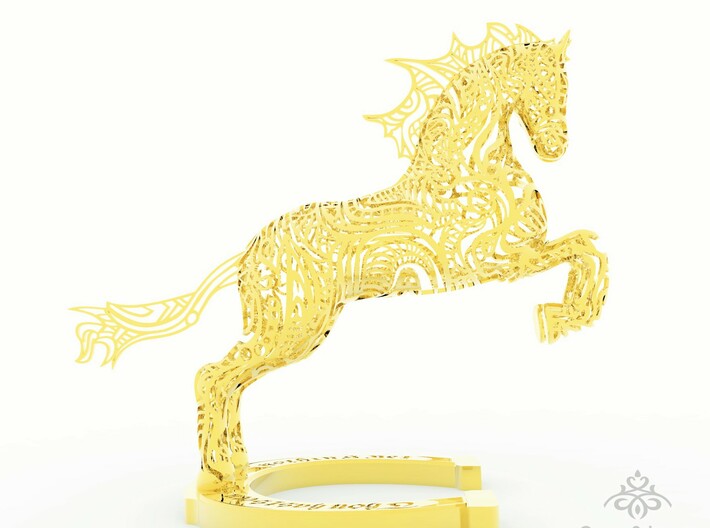 Rocinante Horse Sculpture 3d printed Rocinante Bronze Horse Sculpture