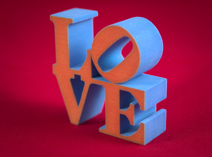 Love Sandstone 3d printed 