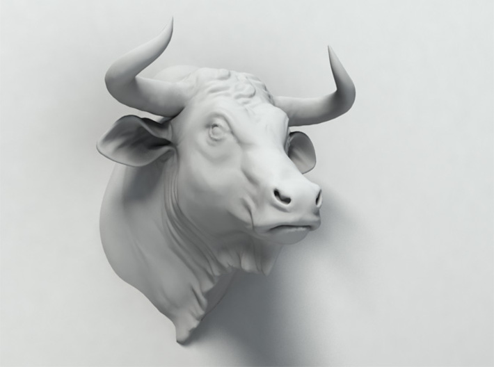 Bull Head 3d printed 