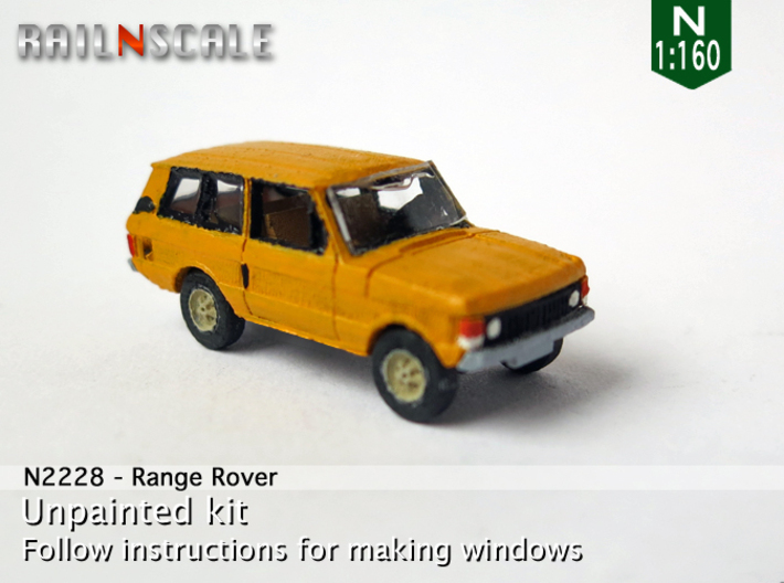 Range Rover (N 1:160) 3d printed 