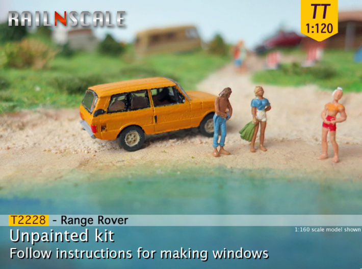 Range Rover (TT 1:120) 3d printed 