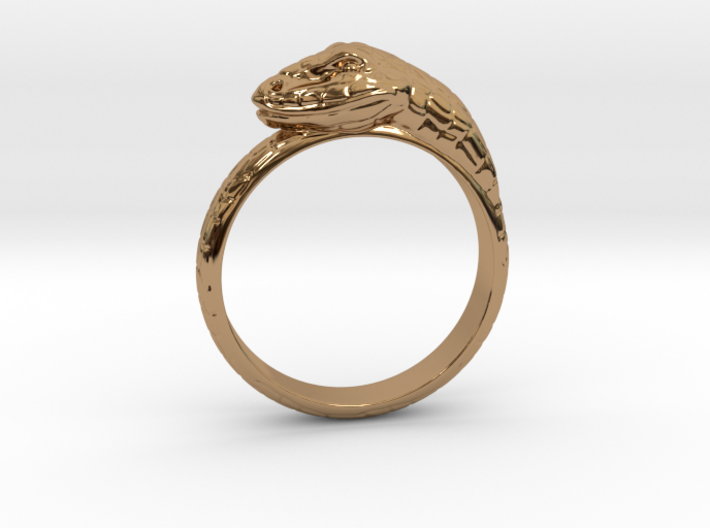 Snake Ring - (Sizes 5 to 15 available) US Size 9 3d printed
