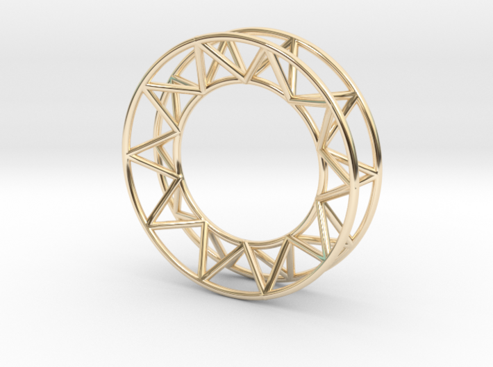Mens Framework Ring 3d printed