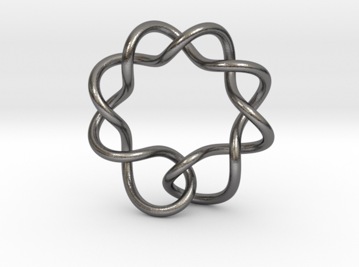 0352 Hyperbolic Knot K5.3 3d printed