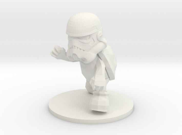 StormTroopa (Stormtrooper + Koopa Troopa Statue) 3d printed