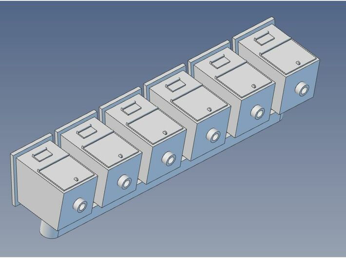 CNR Waybill Box O Scale 3d printed 