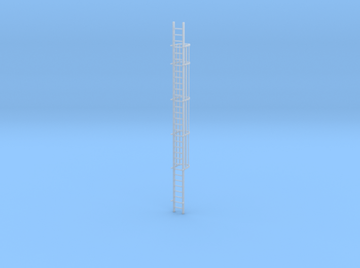 'S Scale' - 30 Ft. Caged Ladder 3d printed