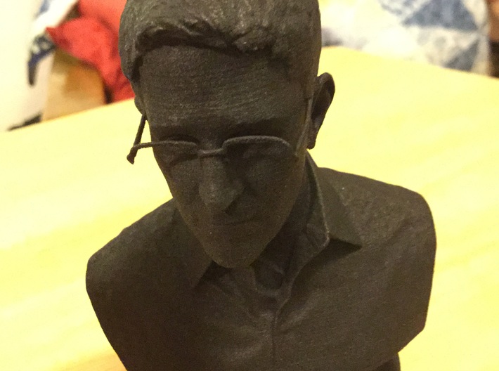 Edward Snowden Bust Sculpture 3d printed
