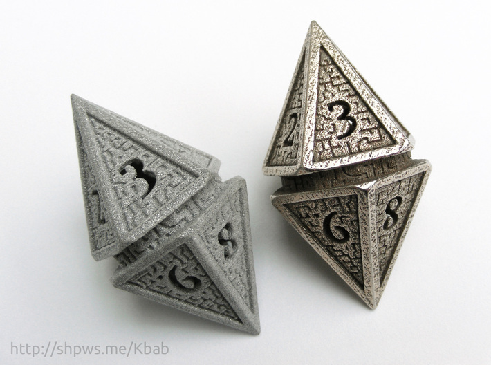 Hedron D10 Spindown Life Counter - HOLLOW DIE 3d printed This model is suitable for printing in both metal and plastic