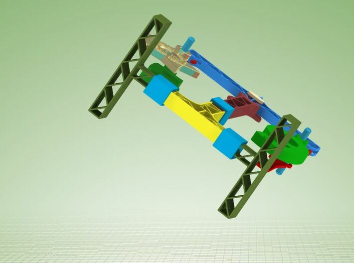Toy weigher (SET 1 : ONLY WEIGHER PARTS) 3d printed 