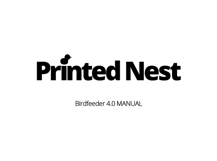 Birdfeeder Shapeways 4.0 3d printed 